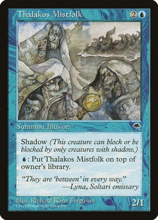 Thalakos Mistfolk [Tempest] MTG Single Magic: The Gathering  | Multizone: Comics And Games