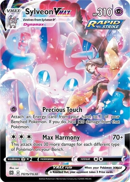 Sylveon VMAX (TG15/TG30) [Sword & Shield: Brilliant Stars] Pokemon Single Pokémon  | Multizone: Comics And Games