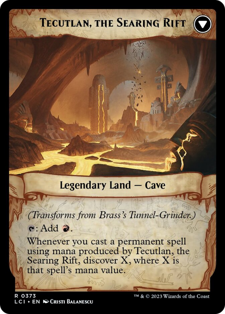 Brass's Tunnel-Grinder // Tecutlan, The Searing Rift [The Lost Caverns of Ixalan] | Multizone: Comics And Games