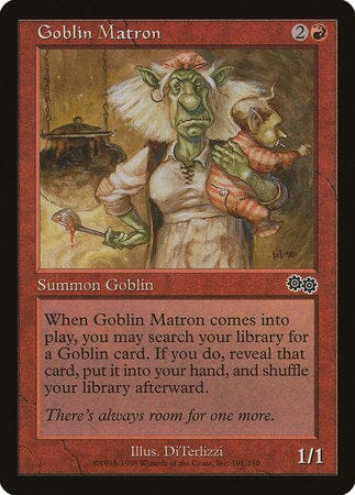 Goblin Matron [Urza's Saga] MTG Single Magic: The Gathering  | Multizone: Comics And Games