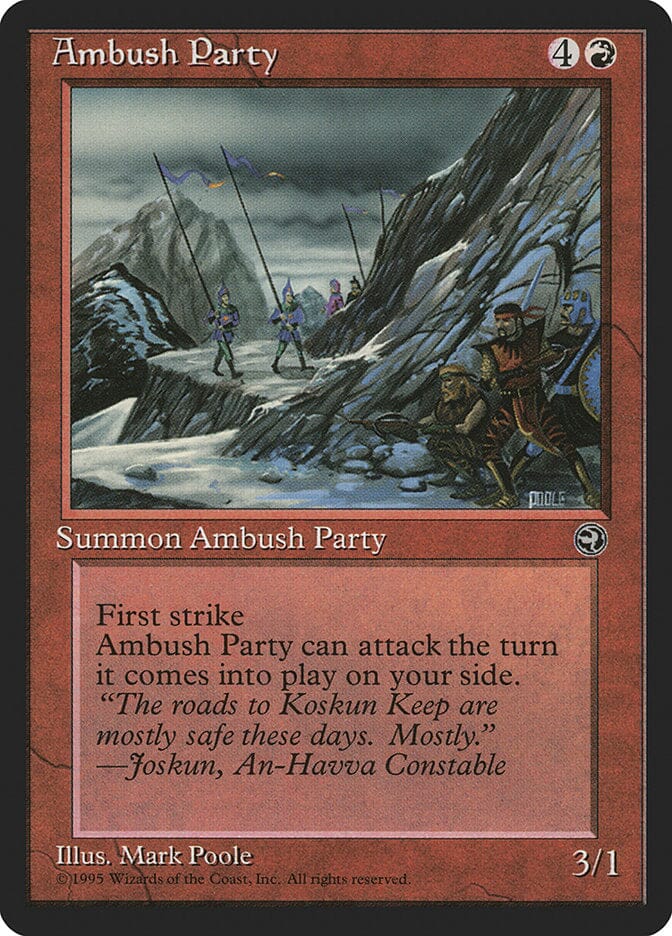 Ambush Party (Joskun Flavor Text) [Homelands] MTG Single Magic: The Gathering  | Multizone: Comics And Games