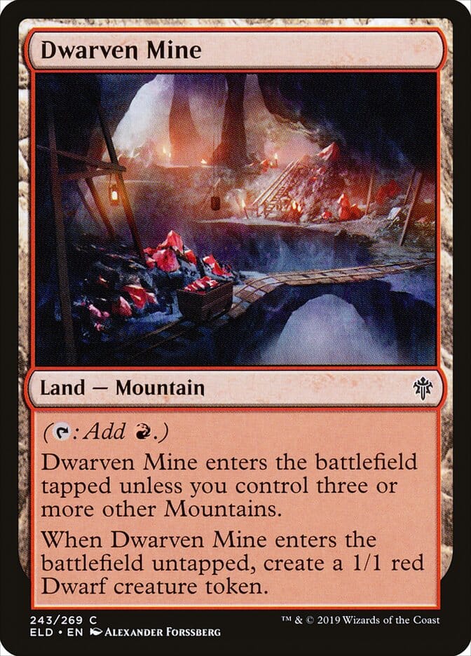 Dwarven Mine [Throne of Eldraine] MTG Single Magic: The Gathering  | Multizone: Comics And Games