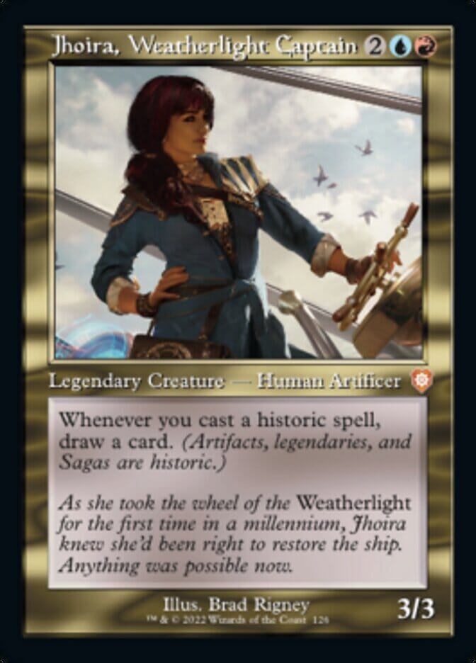 Jhoira, Weatherlight Captain (Retro) [The Brothers' War Commander] MTG Single Magic: The Gathering  | Multizone: Comics And Games