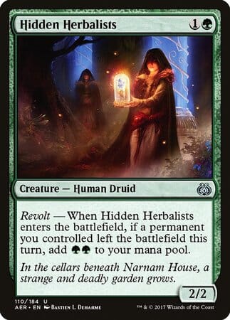 Hidden Herbalists [Aether Revolt] MTG Single Magic: The Gathering  | Multizone: Comics And Games