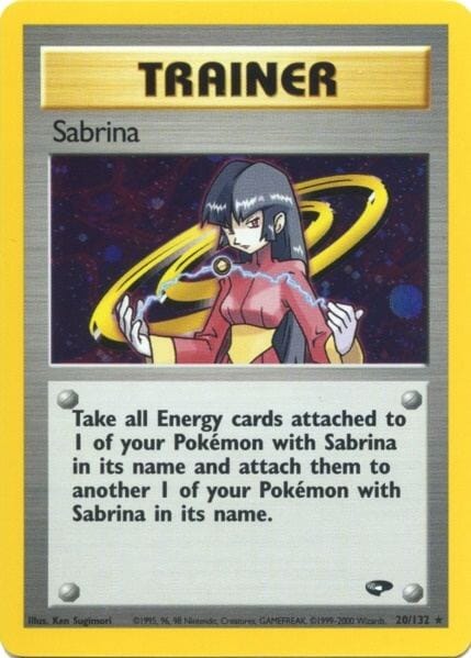 Sabrina (20/132) [Gym Challenge Unlimited] Pokemon Single Pokémon  | Multizone: Comics And Games