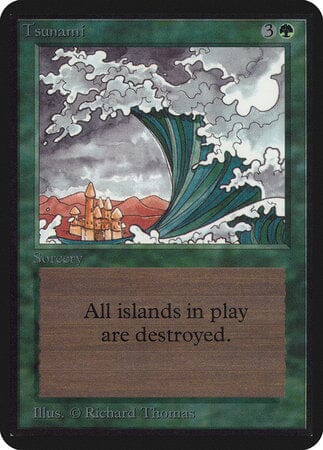 Tsunami [Limited Edition Alpha] MTG Single Magic: The Gathering  | Multizone: Comics And Games