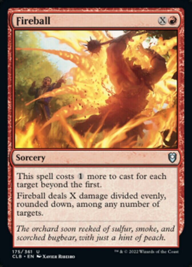 Fireball [Commander Legends: Battle for Baldur's Gate] MTG Single Magic: The Gathering  | Multizone: Comics And Games