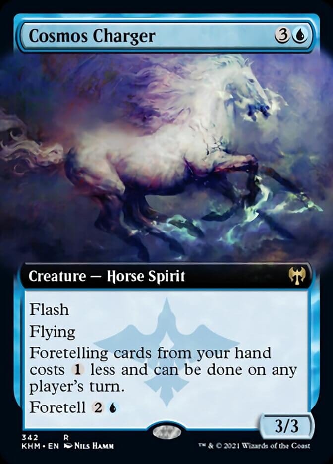 Cosmos Charger (Extended Art) [Kaldheim] MTG Single Magic: The Gathering  | Multizone: Comics And Games
