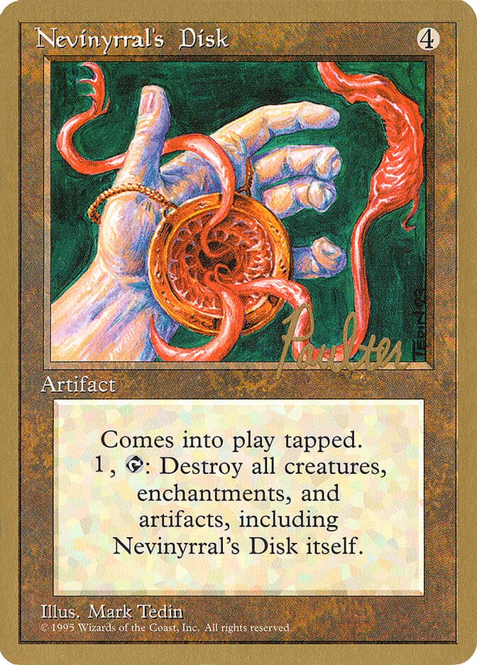 Nevinyrral's Disk (Preston Poulter) [Pro Tour Collector Set] MTG Single Magic: The Gathering  | Multizone: Comics And Games