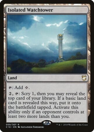 Isolated Watchtower [Commander 2018] MTG Single Magic: The Gathering  | Multizone: Comics And Games