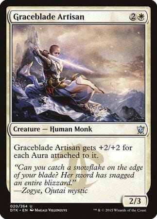 Graceblade Artisan [Dragons of Tarkir] MTG Single Magic: The Gathering  | Multizone: Comics And Games