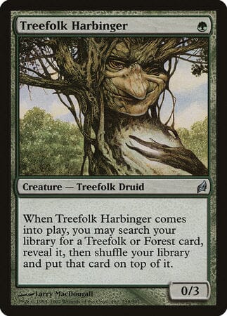 Treefolk Harbinger [Lorwyn] MTG Single Magic: The Gathering  | Multizone: Comics And Games