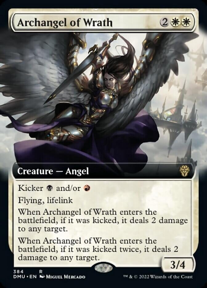 Archangel of Wrath (Extended Art) [Dominaria United] MTG Single Magic: The Gathering  | Multizone: Comics And Games