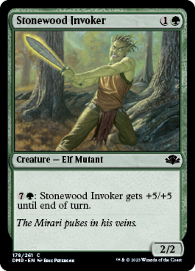 Stonewood Invoker [Dominaria Remastered] MTG Single Magic: The Gathering  | Multizone: Comics And Games