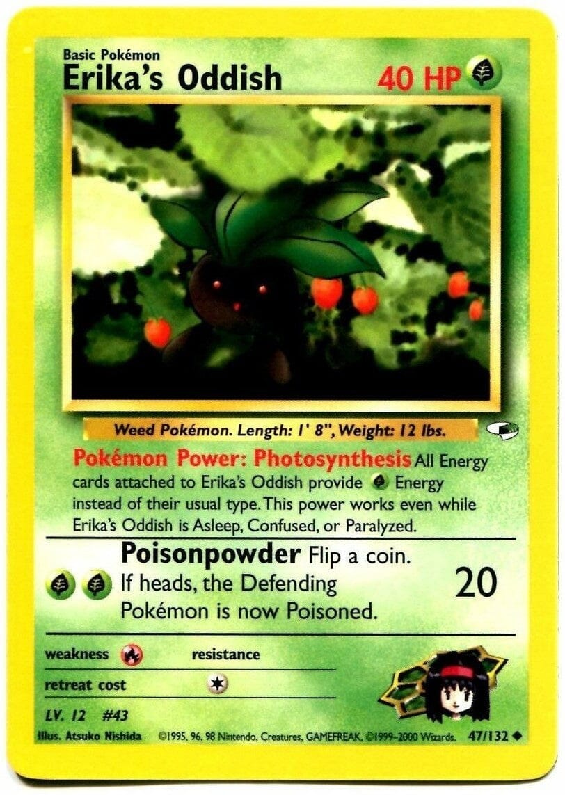 Erika's Oddish (47/132) [Gym Heroes Unlimited] Pokemon Single Pokémon  | Multizone: Comics And Games