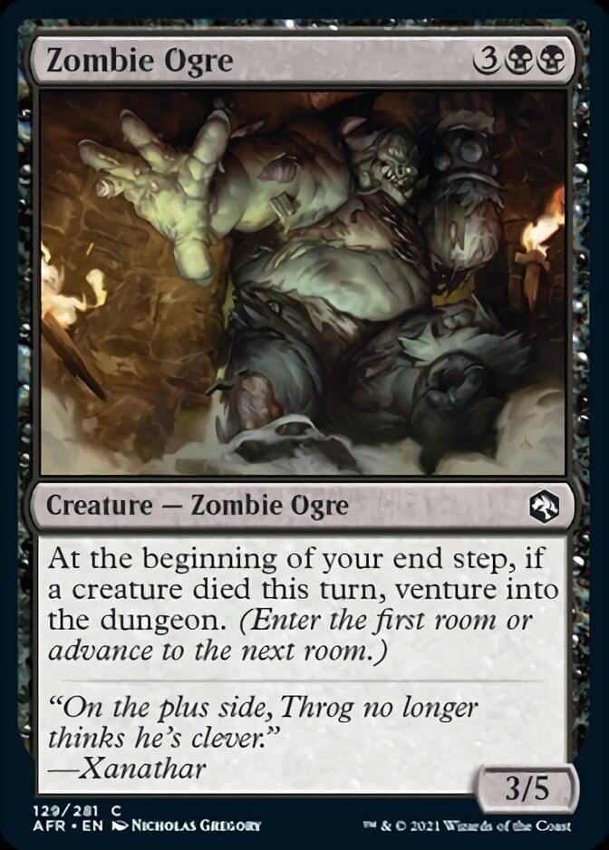Zombie Ogre [Dungeons & Dragons: Adventures in the Forgotten Realms] MTG Single Magic: The Gathering  | Multizone: Comics And Games