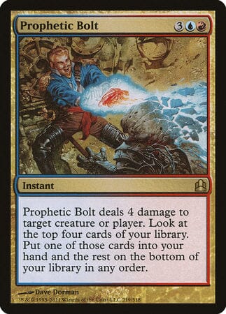 Prophetic Bolt [Commander 2011] MTG Single Magic: The Gathering  | Multizone: Comics And Games