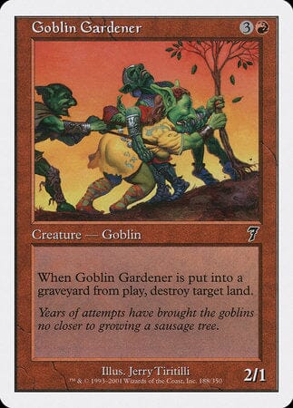 Goblin Gardener [Seventh Edition] MTG Single Magic: The Gathering  | Multizone: Comics And Games
