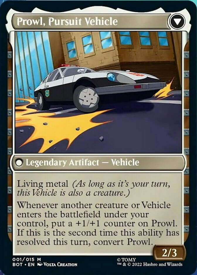 Prowl, Stoic Strategist // Prowl, Pursuit Vehicle [Universes Beyond: Transformers] MTG Single Magic: The Gathering  | Multizone: Comics And Games