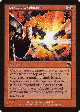 Erratic Explosion [Onslaught] MTG Single Magic: The Gathering  | Multizone: Comics And Games