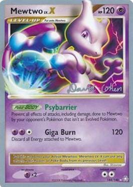 Mewtwo LV.X (144/146) (Stallgon - David Cohen) [World Championships 2009] Pokemon Single Pokémon  | Multizone: Comics And Games