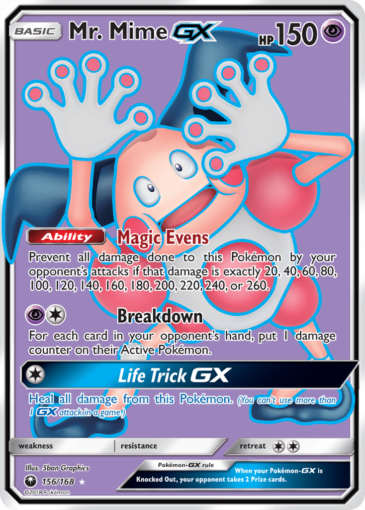 Mr. Mime GX (156/168) [Sun & Moon: Celestial Storm] Pokemon Single Pokémon  | Multizone: Comics And Games