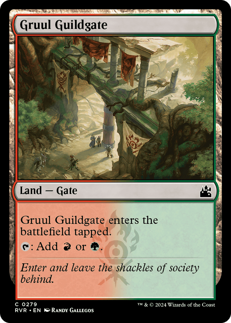 Gruul Guildgate [Ravnica Remastered] MTG Single Magic: The Gathering  | Multizone: Comics And Games