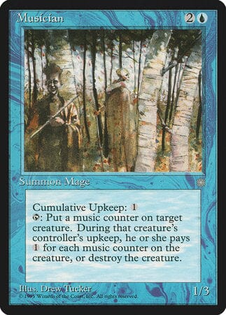 Musician [Ice Age] MTG Single Magic: The Gathering  | Multizone: Comics And Games