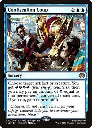 Confiscation Coup [Kaladesh Promos] MTG Single Magic: The Gathering  | Multizone: Comics And Games