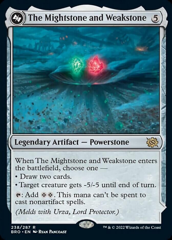 The Mightstone and Weakstone [The Brothers' War] MTG Single Magic: The Gathering  | Multizone: Comics And Games