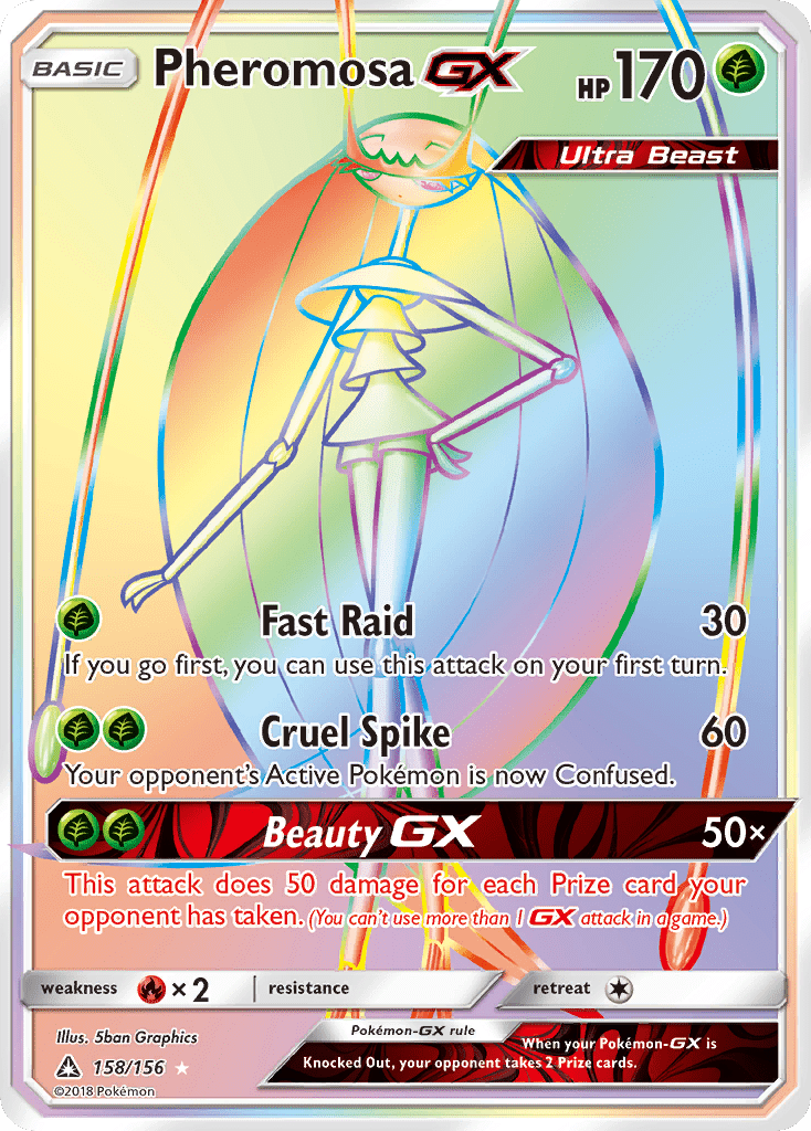 Pheromosa GX (158/156) [Sun & Moon: Ultra Prism] Pokemon Single Pokémon  | Multizone: Comics And Games