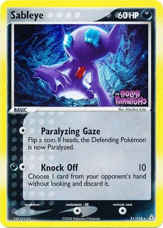 Sableye (31/110) (Stamped) [EX: Holon Phantoms] Pokemon Single Pokémon  | Multizone: Comics And Games