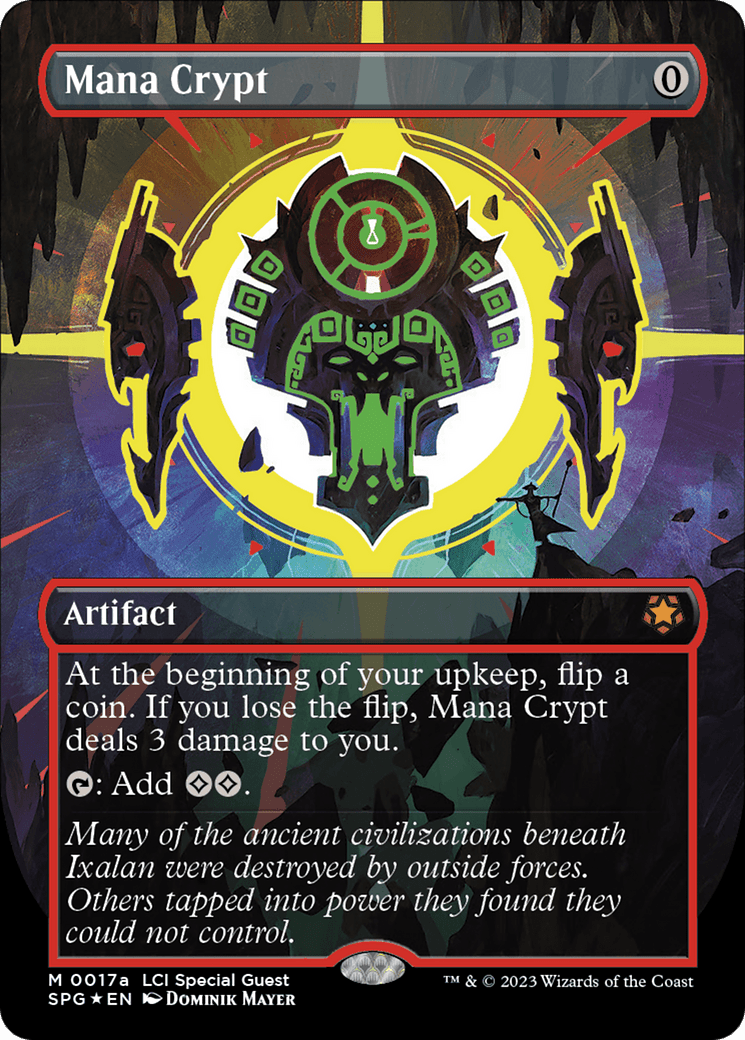 Mana Crypt (0017a) (Borderless) [The Lost Caverns of Ixalan Special Guests] MTG Single Magic: The Gathering  | Multizone: Comics And Games