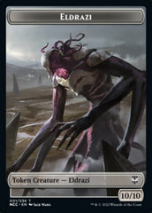 Eldrazi // Human Soldier Double-sided Token [Streets of New Capenna Commander Tokens] MTG Single Magic: The Gathering  | Multizone: Comics And Games
