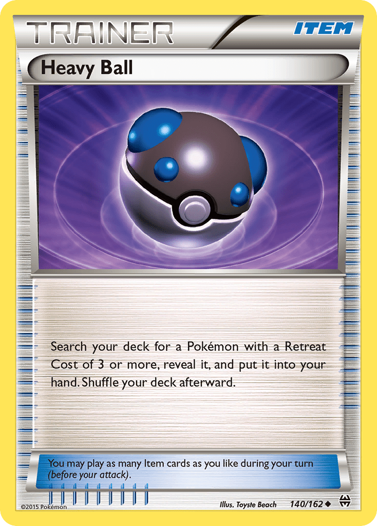 Heavy Ball (140/162) [XY: BREAKthrough] Pokemon Single Pokémon  | Multizone: Comics And Games