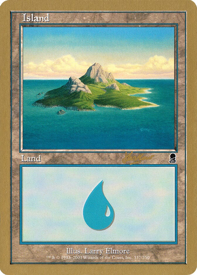 Island (shh337) (Sim Han How) [World Championship Decks 2002] MTG Single Magic: The Gathering  | Multizone: Comics And Games