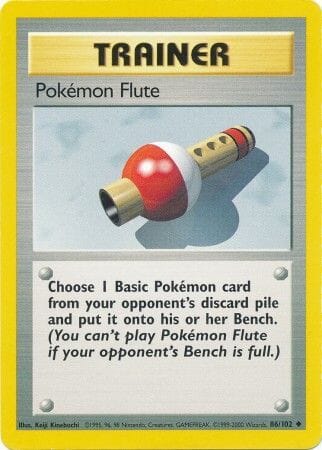 Pokemon Flute (86/102) [Base Set Unlimited] Pokemon Single Pokémon  | Multizone: Comics And Games