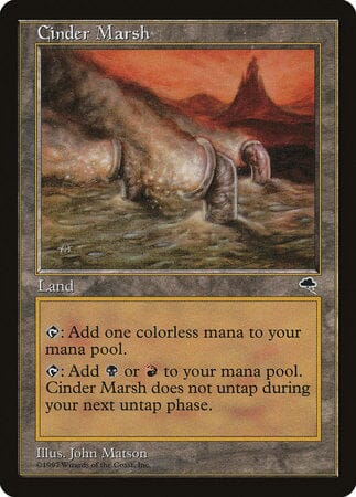 Cinder Marsh [Tempest] MTG Single Magic: The Gathering  | Multizone: Comics And Games