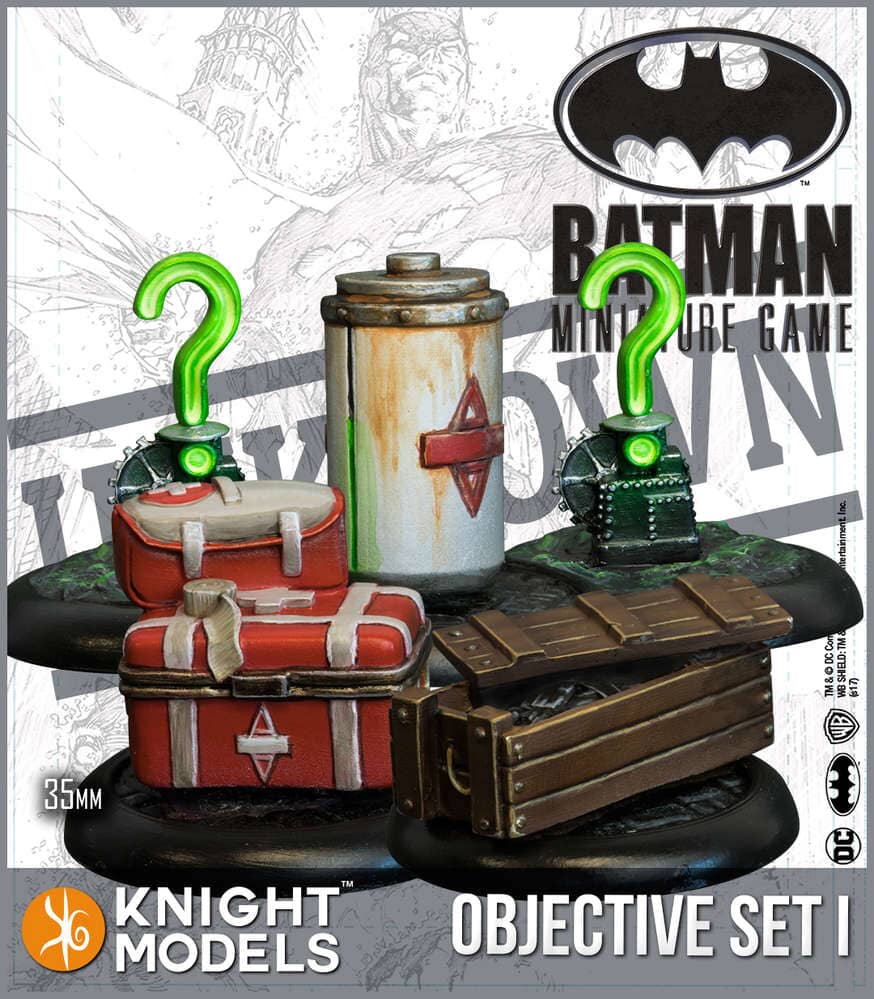 Objective game markers set 1 Batman Miniature Game Knight Models  | Multizone: Comics And Games
