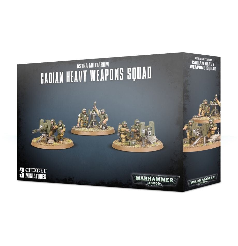 Cadian Heavy Weapon Squad Miniatures|Figurines Games Workshop  | Multizone: Comics And Games