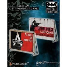 ARKHAM CITY WARNING SIGNALS Batman Miniature Game Knight Models  | Multizone: Comics And Games