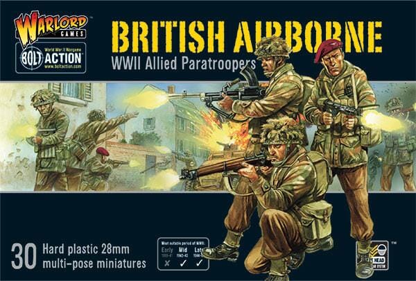 British Airborne WWII Allied Paratroopers Bolt Action Warlord Games  | Multizone: Comics And Games