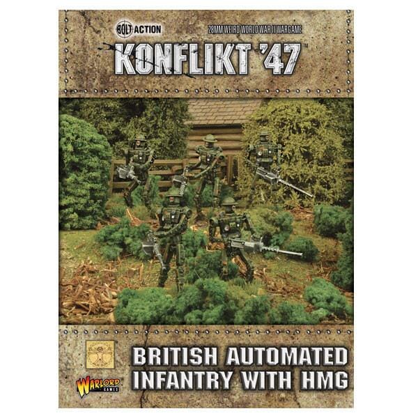 British Automated Infantry with HMG Bolt Action Warlord Games  | Multizone: Comics And Games