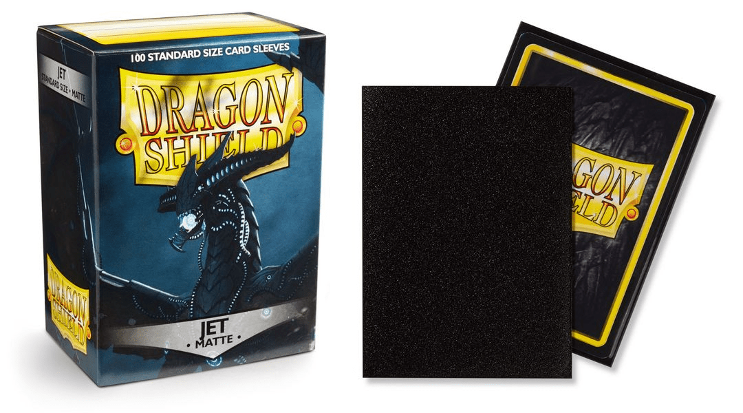 Matte Jet Dragon Shield Sleeves (100ct) Dragon Shield Multizone  | Multizone: Comics And Games