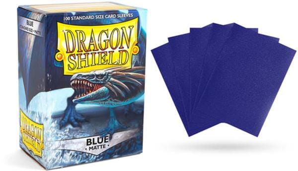 Matte Blue Dragon Shield Sleeves (100ct) Dragon Shield Multizone  | Multizone: Comics And Games
