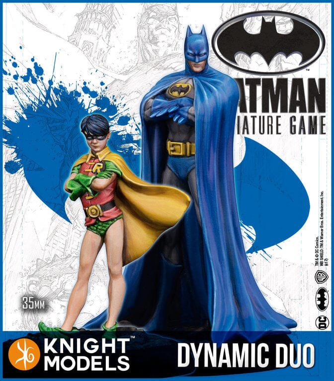 BATMAN & ROBIN (THE DYNAMIC DUO) (Resin) Batman Miniature Game Knight Models  | Multizone: Comics And Games