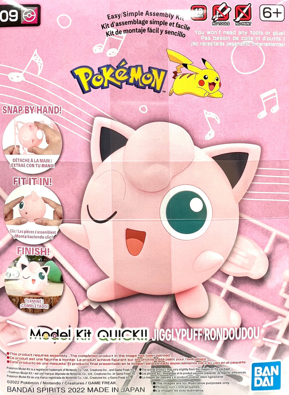 Pokemon Model Kit QUICK!! 09 Jigglypuff | Multizone: Comics And Games