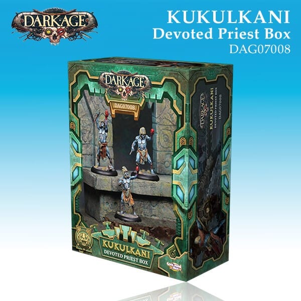 Dark Age - Kukulkani Devoted Priest Box Miniatures|Figurines CMON  | Multizone: Comics And Games
