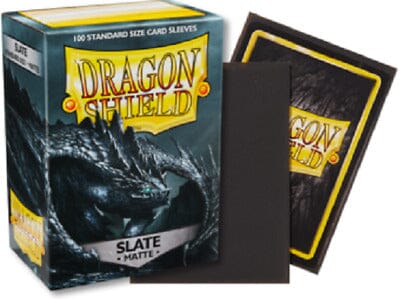 Matte Slate Dragon Shield Sleeves (100ct) Dragon Shield Multizone  | Multizone: Comics And Games