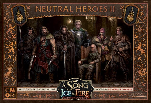 A Song of Ice & Fire: Neutral Heroes ll Miniatures Multizone  | Multizone: Comics And Games